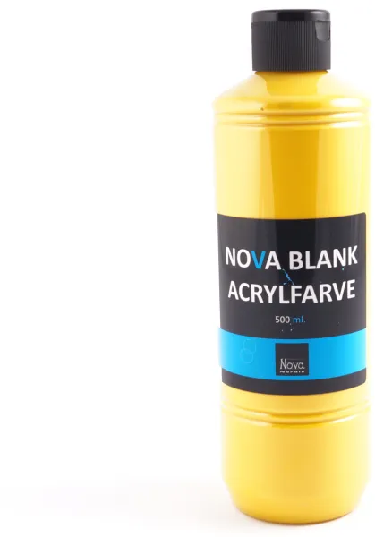 Nova Acrylfarbe Glänzend 500 ml. Sonnengelb