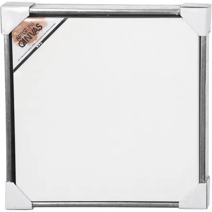 ArtistLine Canvas mit Rahmen, Außenmaß 54x54 cm, Tiefe 3 cm, Weiß, Anti